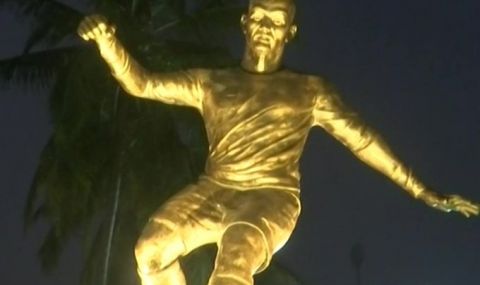 Статуя на Роналдо в Индия предизвика протест - 1