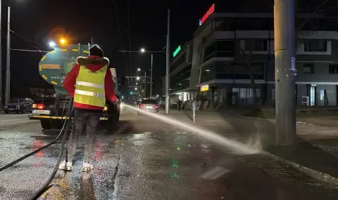 Миенето на улиците в София продължава в районите „Средец“, “Люлин” и “Надежда” - 1