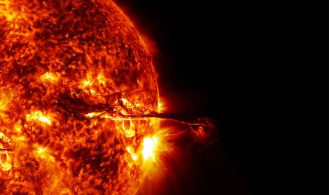 Учени идентифицираха най-мощната слънчева буря  - 1