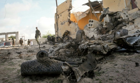 Джихадистка атака над военна база в Сомалия - 1