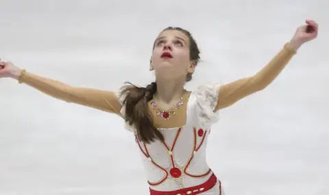 Krista Georgieva made her debut in the Figure Skating Grand Prix  - 1