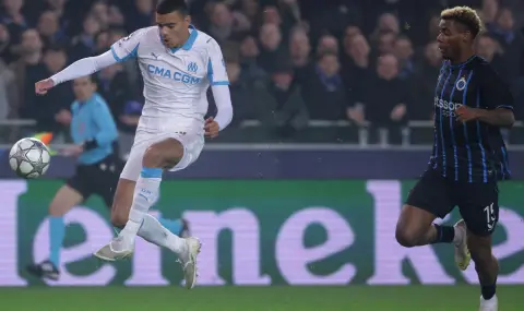 Олимпик Марсилия се издъни в добавеното време срещу Страсбург - 1