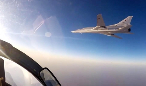 Русия удари в Сирия от Иран (Видео) - 1