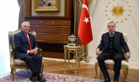 Ердоган се срещна с американския държавен секретар - 1