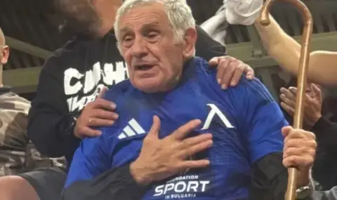 Възрастен фен на Левски с бастун разчувства футболната общност по света - 1