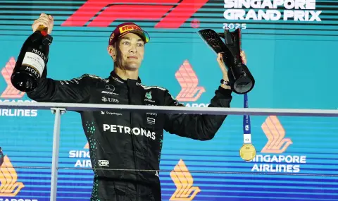 Джордж Ръсел триумфира в Сингапур - 1