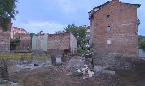 Изкоп погълна част от къща в София - 1