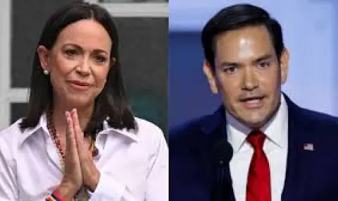 Рубио посреща Мачадо, САЩ са готови да използват военна сила, ако Венецуела "не сътрудничи максимално" - 1