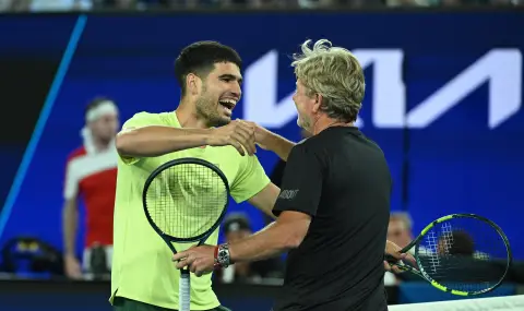 Карлос Алкарас триумфира над Алекс де Минор в зрелищен благотворителен двубой в Мелбърн - 1