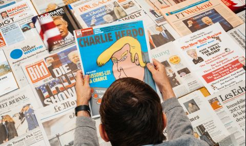 „Шарли ебдо“ с украински брой - публикува творби на украински карикатуристи (СНИМКА) - 1