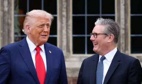 Тръмп и Стармър празнуват рекордни инвестиции между САЩ и Великобритания - 1