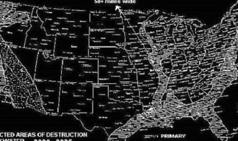 Пътешественик във времето разкри карта на САЩ след ужасяваща катастрофа (ВИДЕО) - 1