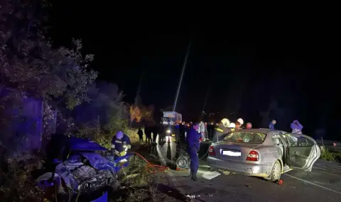 Челен сблъсък между два автомобила на пътя Враца - Криводол, трима са ранени - 1