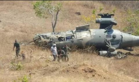 Руски хеликоптер се размаза във Венецуела - 1