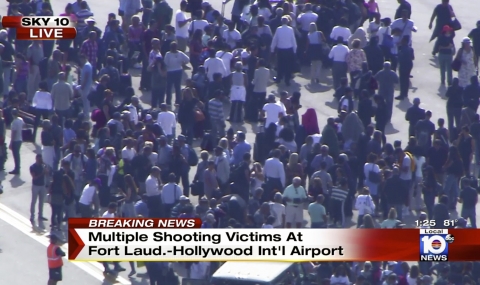 Стрелба на летище във Флорида, има убити (ВИДЕО) - 1