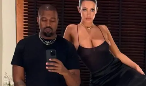 Съпругата на Кание Уест, Бианка Ченсори, шокира с нова скандална визия (СНИМКИ) - 1