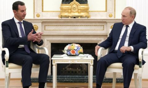 Башар Асад спешно при Владимир Путин в Кремъл - 1