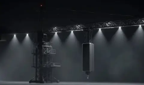 Първият в света строителен кулокран, трансформиран в гигантски 3D-принтер (ВИДЕО) - 1