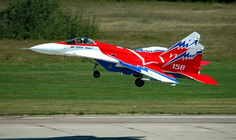 Руски изтребител МиГ-29 се разби - 1