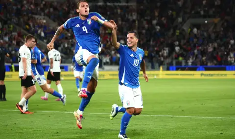 Италия разгроми Естония при впечатляващ дебют на Дженаро Гатузо - 1