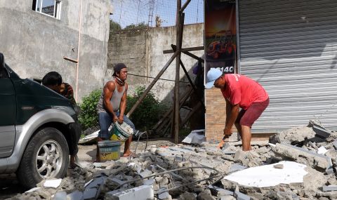 Шестима души са загинали при мощното земетресение на Филипините - 1