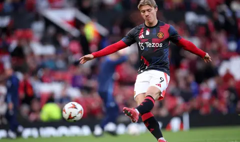 Рома има интерес към Расмус Хойлунд от Манчестър Юнайтед - 1