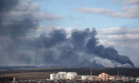 Голям коксов завод край Донецк е бил подложен на ракетен обстрел - 1