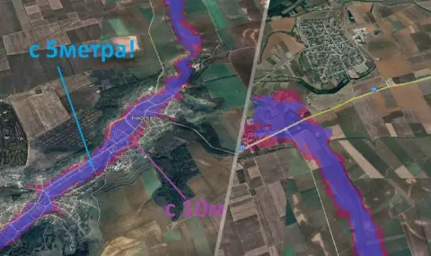 Meteo Balkans показа симулация на наводнение при Николово - 1