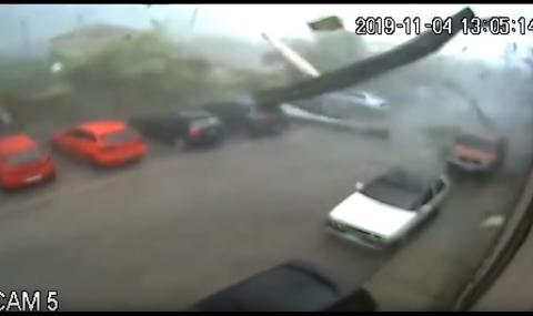 Торнадо унищожи фабрика за зехтин в Гърция - 1