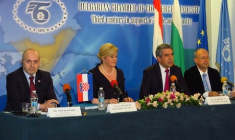 Президентите на България и Хърватия откриха бизнес среща в БТПП - 1