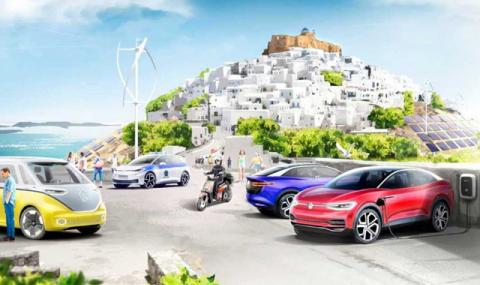 Volkswagen електрифицира гръцки остров - 1