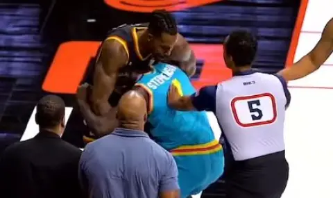 Баскетбол или бой - Дуайт Хауърд и Ланс Стивънсън се награбиха яко (ВИДЕО) - 1
