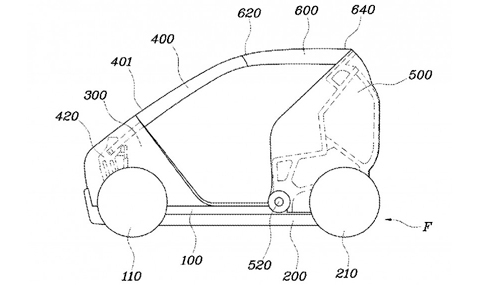 Hyundai патентова сгъваема кола - 1