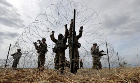САЩ разположиха 6000 войници на границата с Мексико - 1