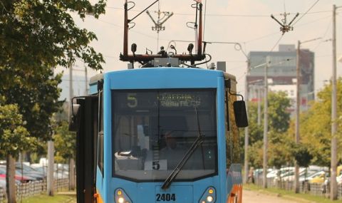За София: От утре пускат отново трамваите по линията на петицата от площад "Македония" до бул. "Овча купел" - 1