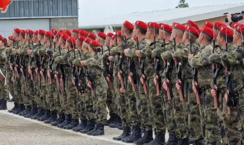 Български военен контингент заминава за Косово