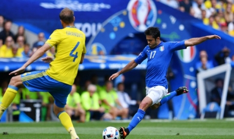 Италия успя да сломи Швеция с гол в края - 1