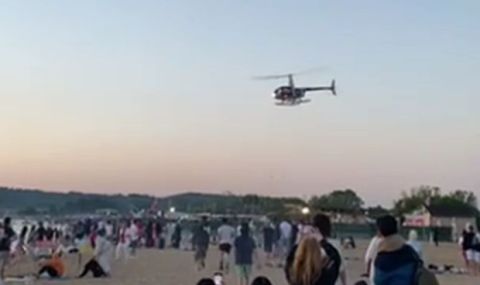 Проверяват хеликоптер, прелетял опасно ниско над къмпинг "Градина" - 1