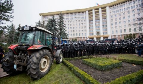 Протест на производители в Молдова - 1