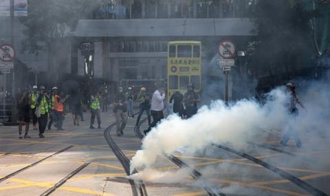Уличната война в Хонконг се завърна (ВИДЕО+СНИМКИ) - 1