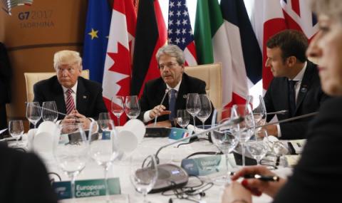 Тръмп не се церемони и на срещата на Г-7 - 1