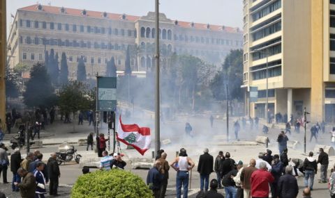 Масови протести в Бейрут - 1