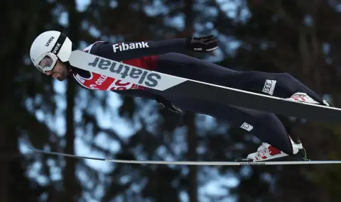 Владимир Зографски с убедително представяне в квалификациите на Световната купа по ски скок в Клингентал - 1