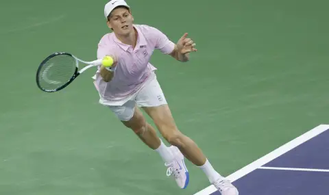 Яник Синер срази Лърнър Тиен и се класира на полуфиналите в Индиън Уелс - 1