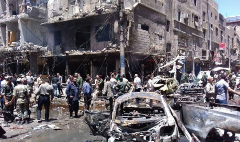 Експлозии в предградие на Дамаск, има убити - 1