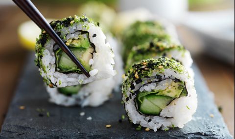 Рецепта на деня: Лесно вегетарианско суши - 1