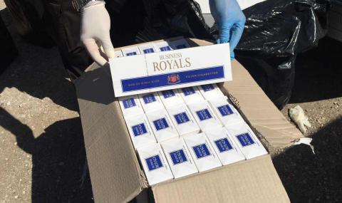 Спипаха 4500 нелегални кутии цигари - 1
