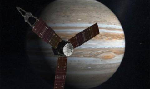 Гигантски вихър бушува на Юпитер (ВИДЕО+СНИМКИ) - 1