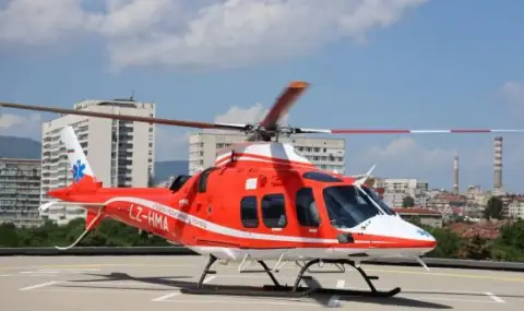 The medical helicopter transported a patient with cerebral hemorrhage from Kardzhali to Sofia  - 1