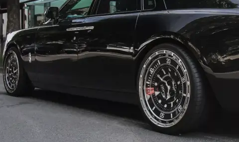 Лукс или кич: Собственик на Rolls-Royce си поръча джанти в стил Rolex - 1